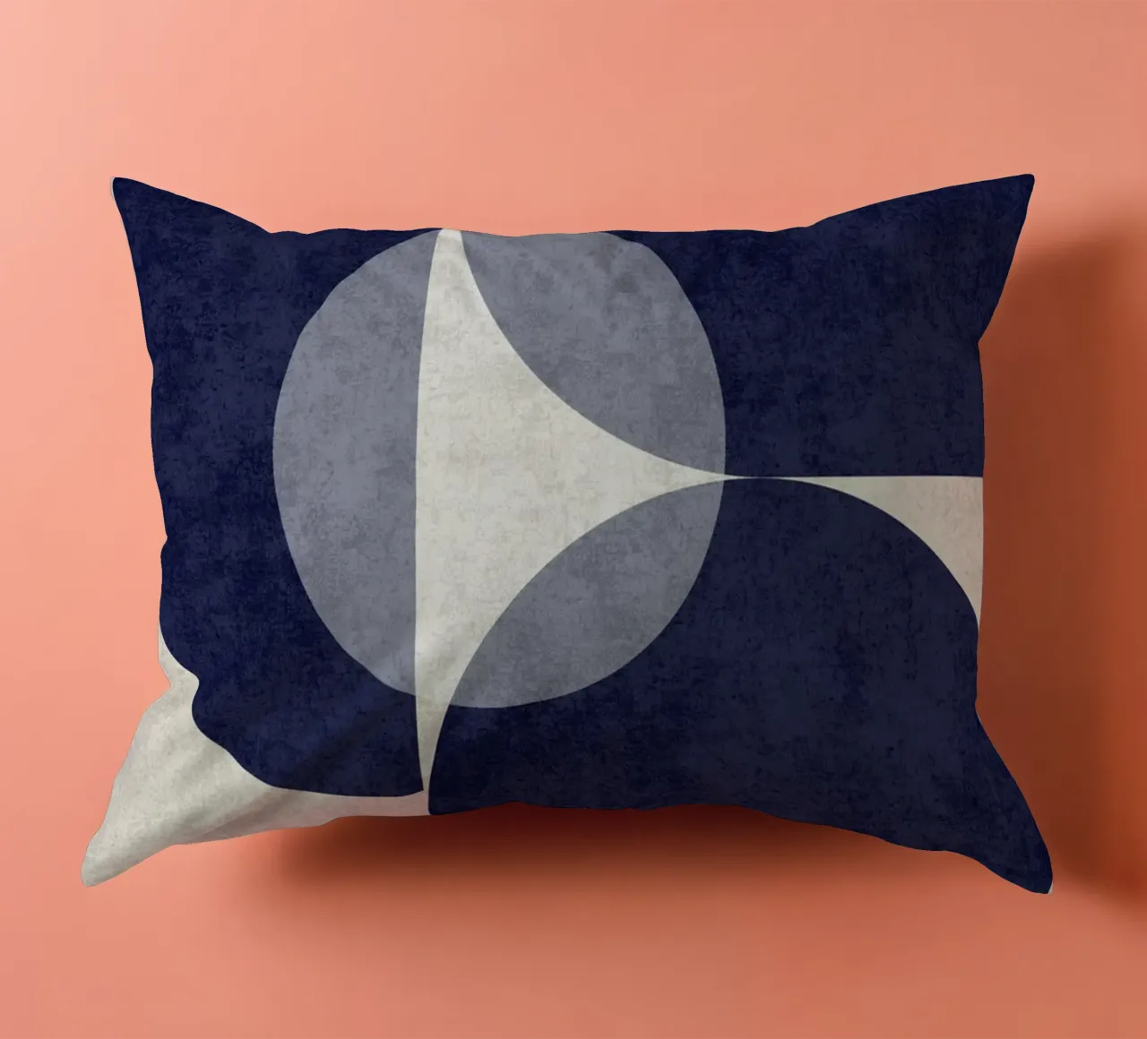 Flusso blu profondo cuscino da DesignArt