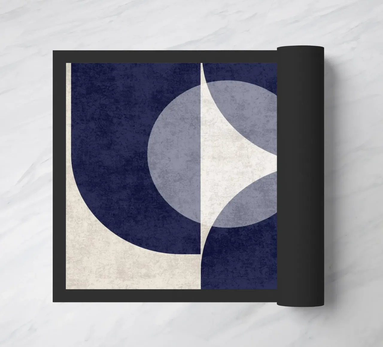 Deep Blue Flow Fußmatte von DesignArt