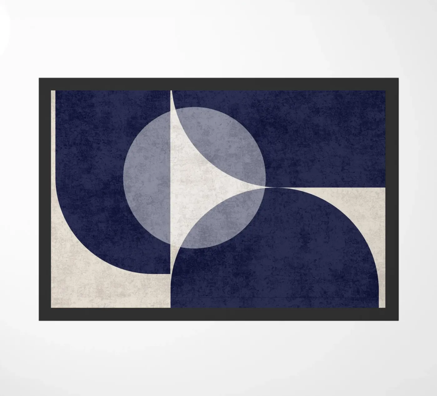Deep Blue Flow doormat by DesignArt