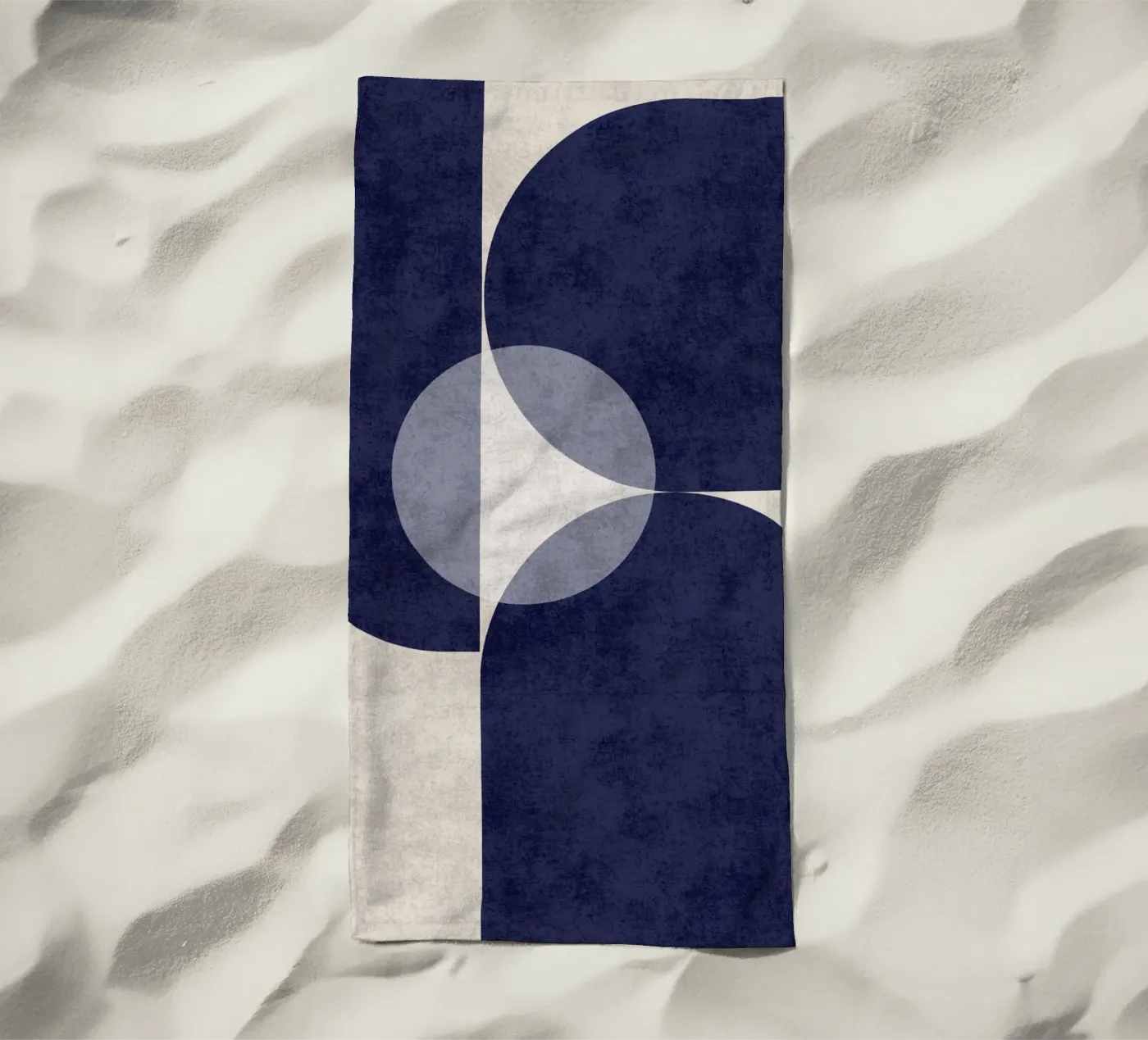 Flusso blu profondo telo mare da DesignArt