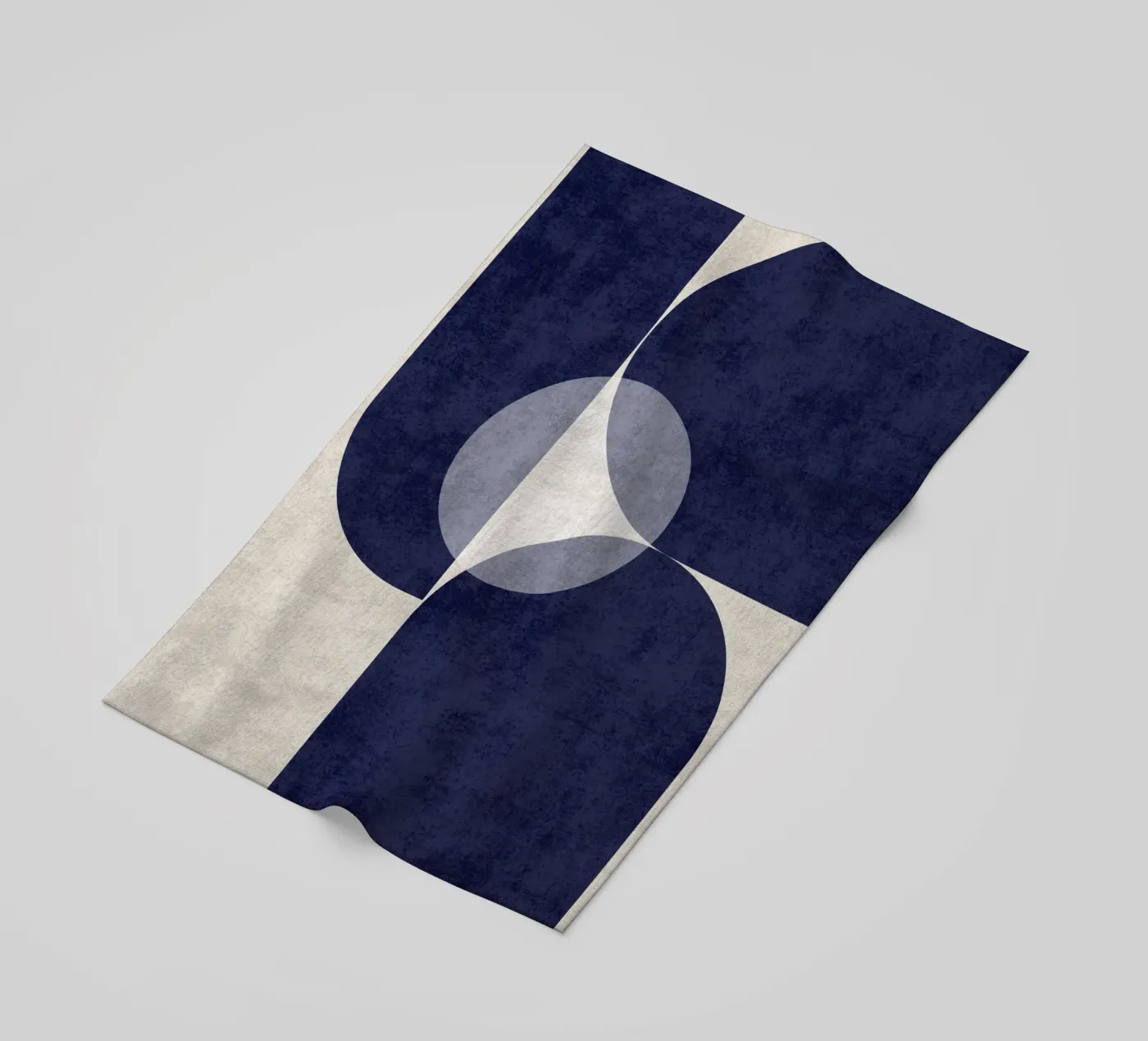 Flusso blu profondo telo mare da DesignArt