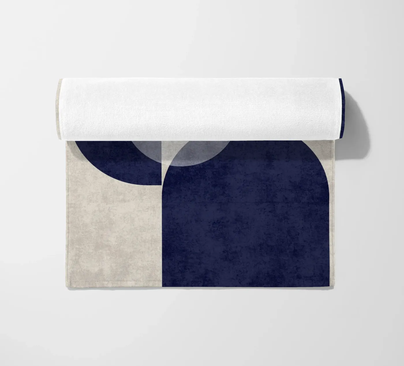 Flusso blu profondo telo mare da DesignArt