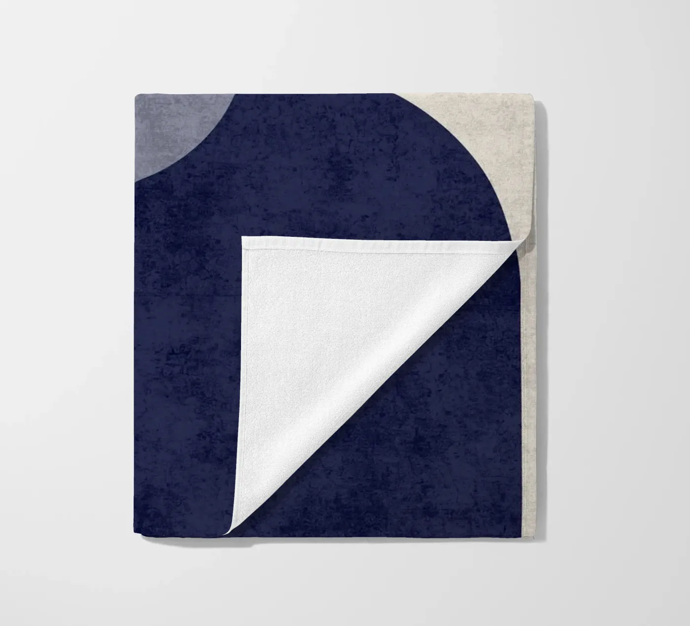 Flusso blu profondo telo mare da DesignArt