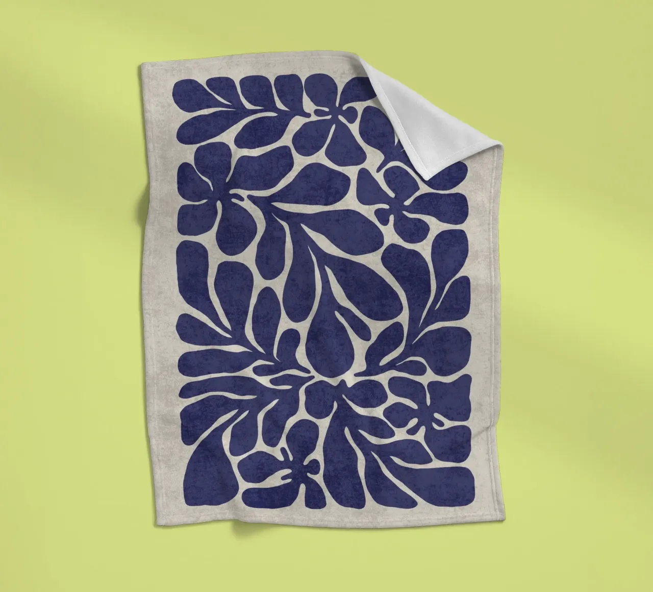 Fragmented Blossoms coperta in pile da DesignArt