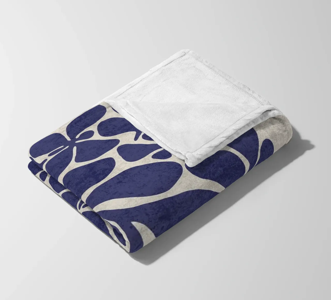 Fragmented Blossoms coperta in pile da DesignArt