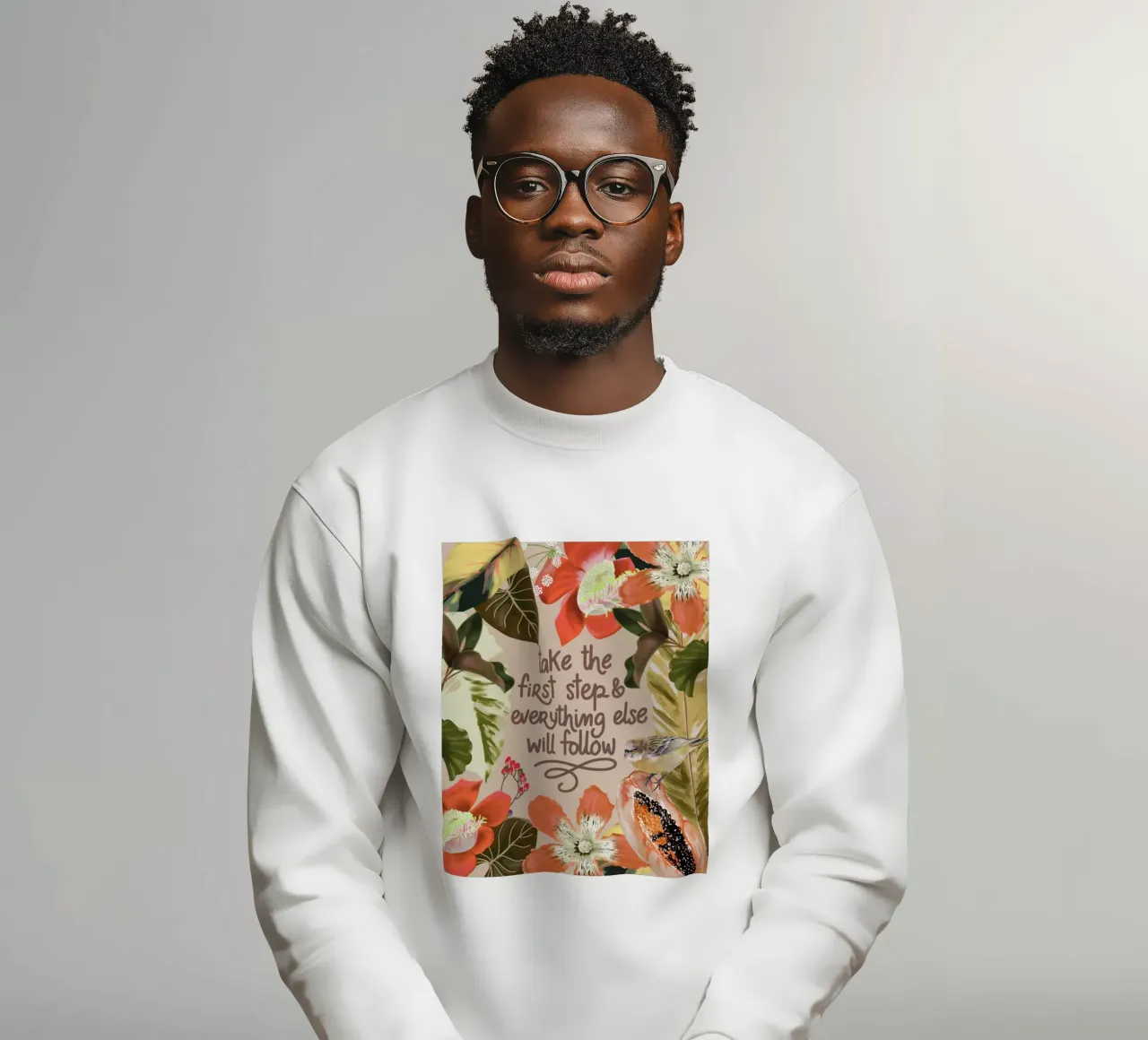 Take the first step sudadera de anisillustration