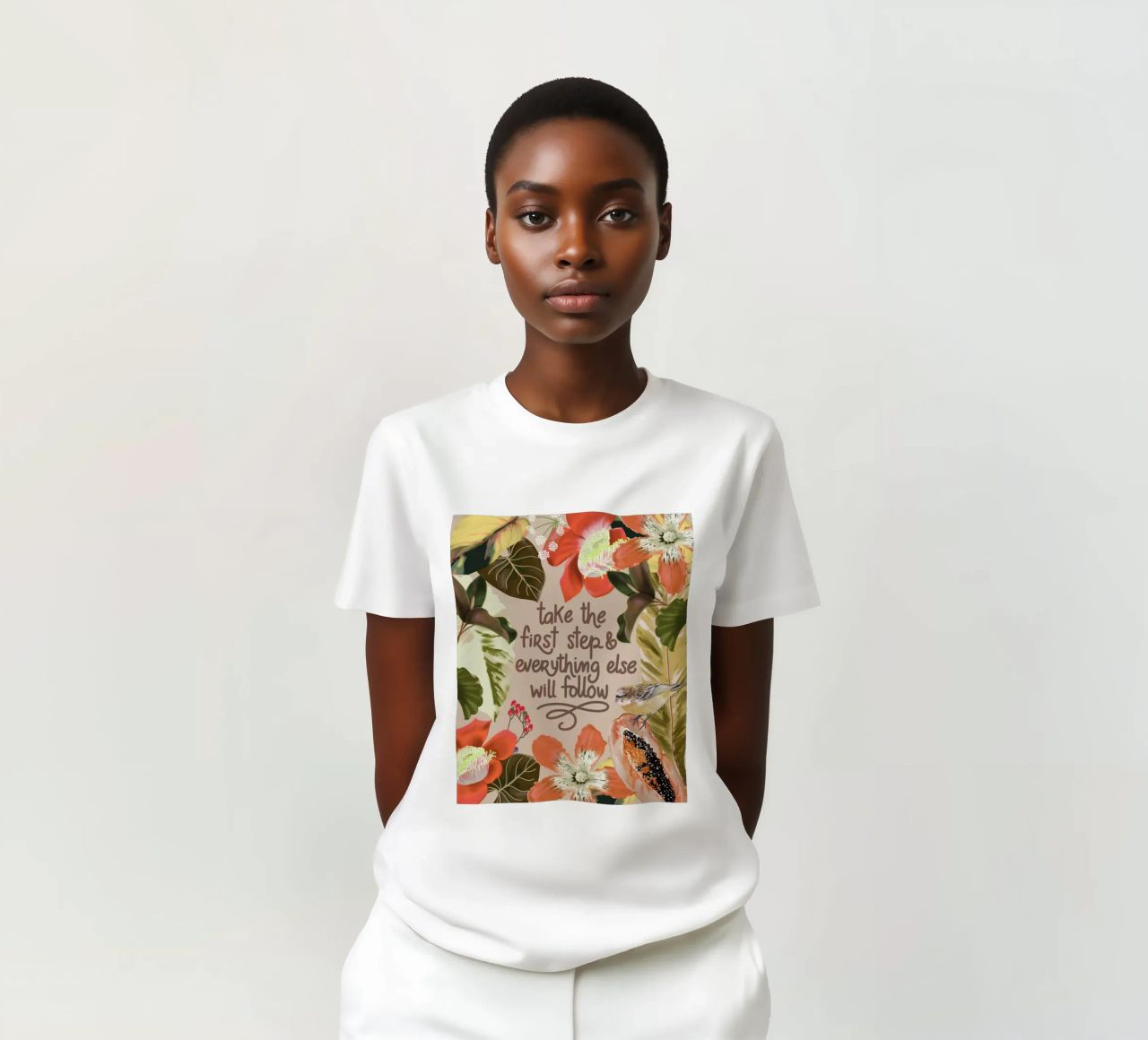 Take the first step t-shirt by anisillustration