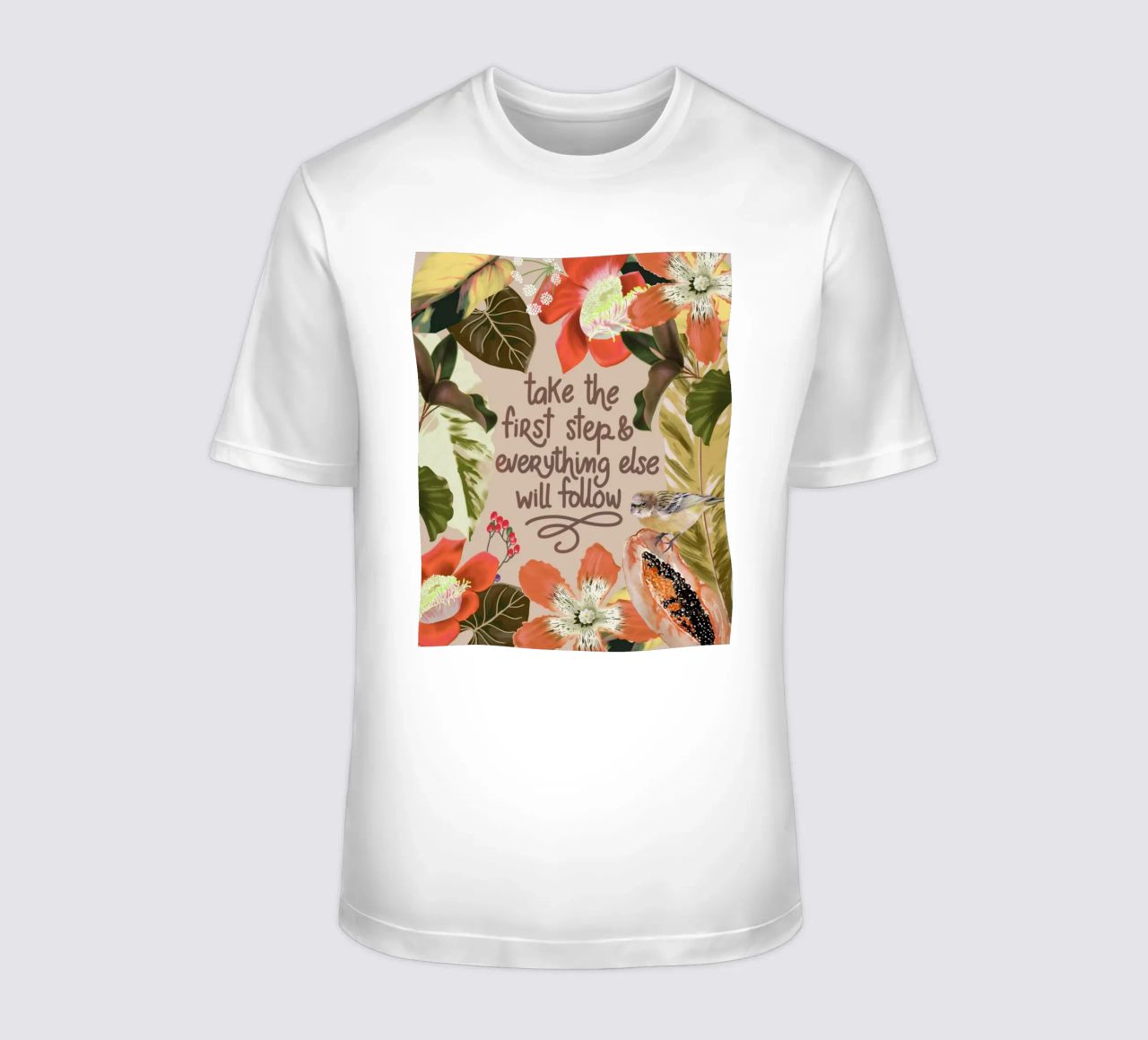 Take the first step t-shirt by anisillustration