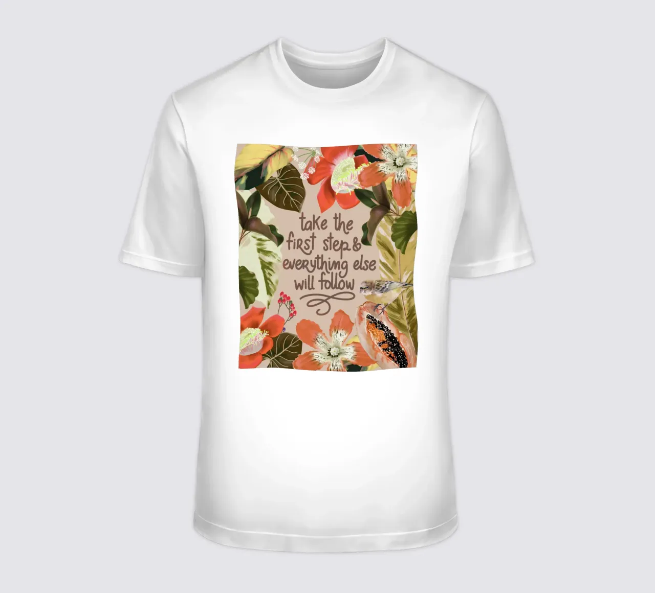 Take the first step t-shirt da anisillustration