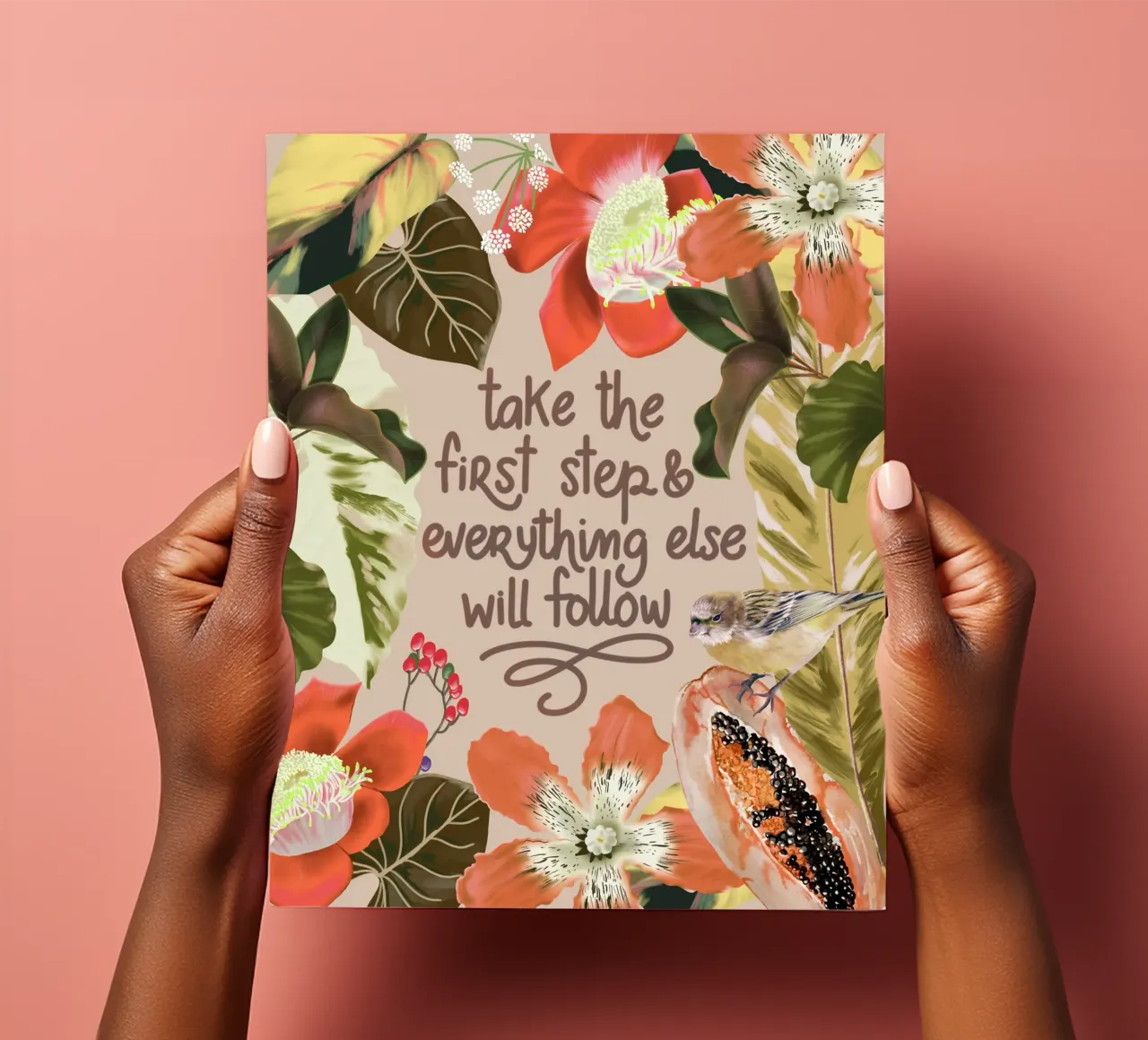 Take the first step foglio adesivo da anisillustration