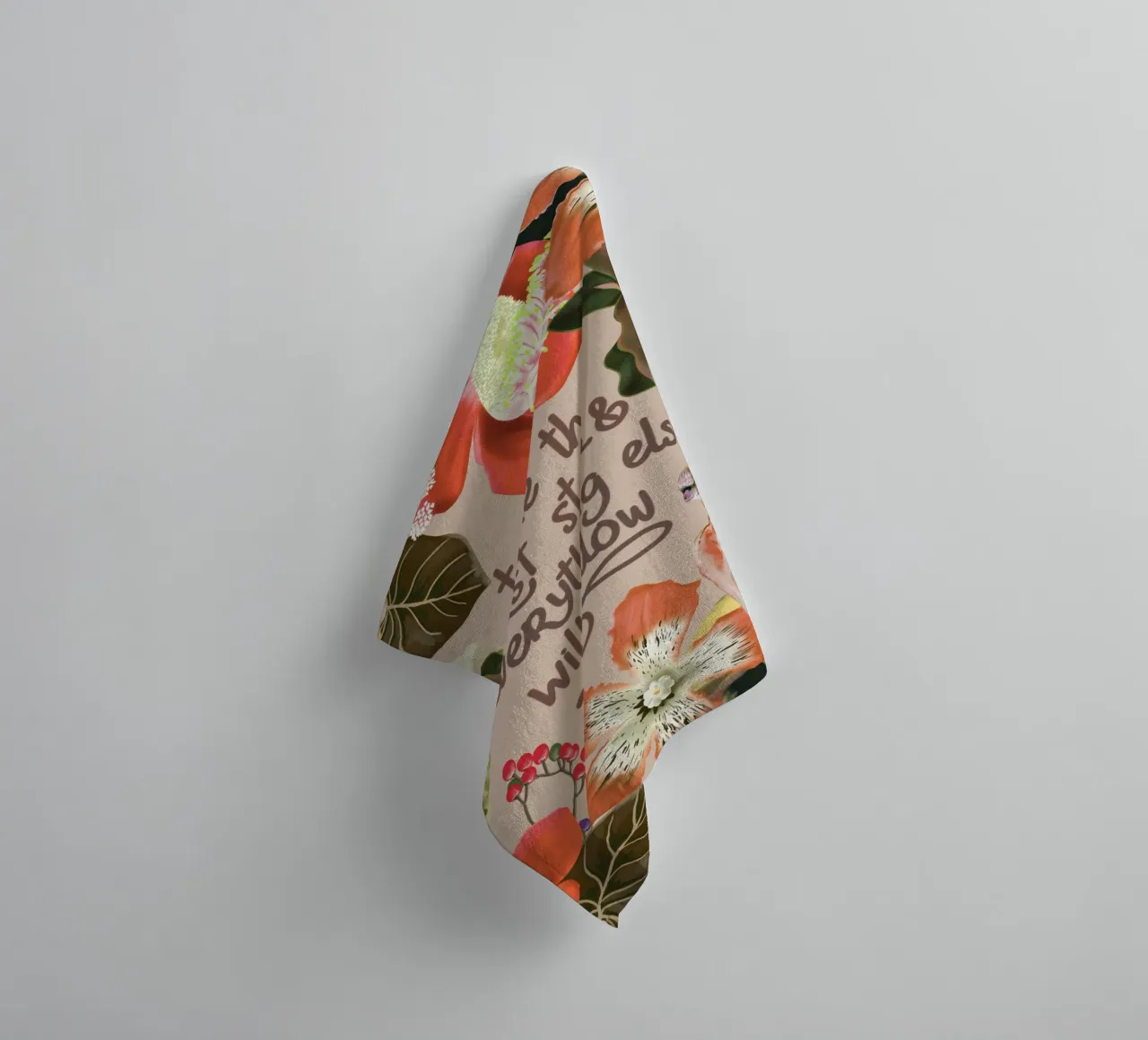 Take the first step serviette de bain de anisillustration