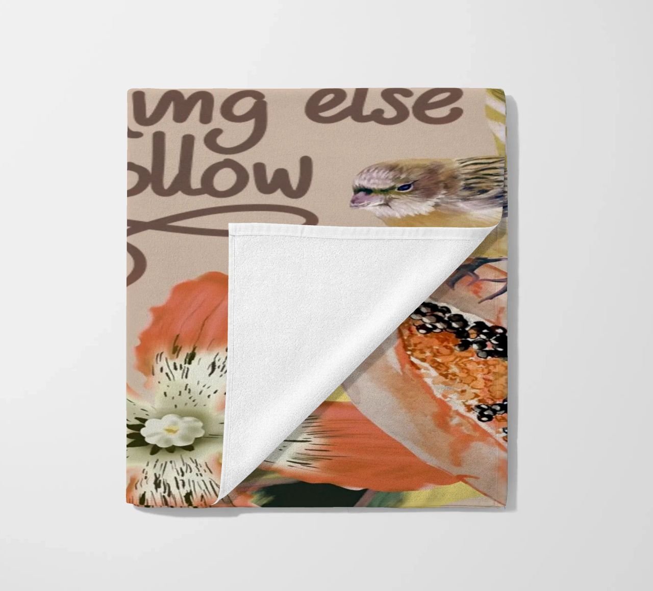 Take the first step beach towel by anisillustration