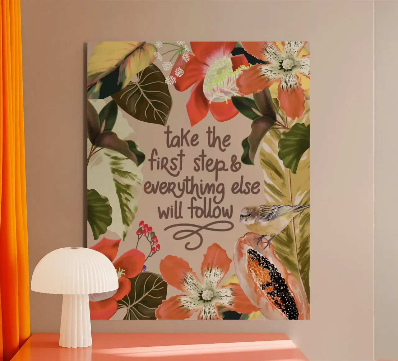 Take the first step alluminio dibond da anisillustration