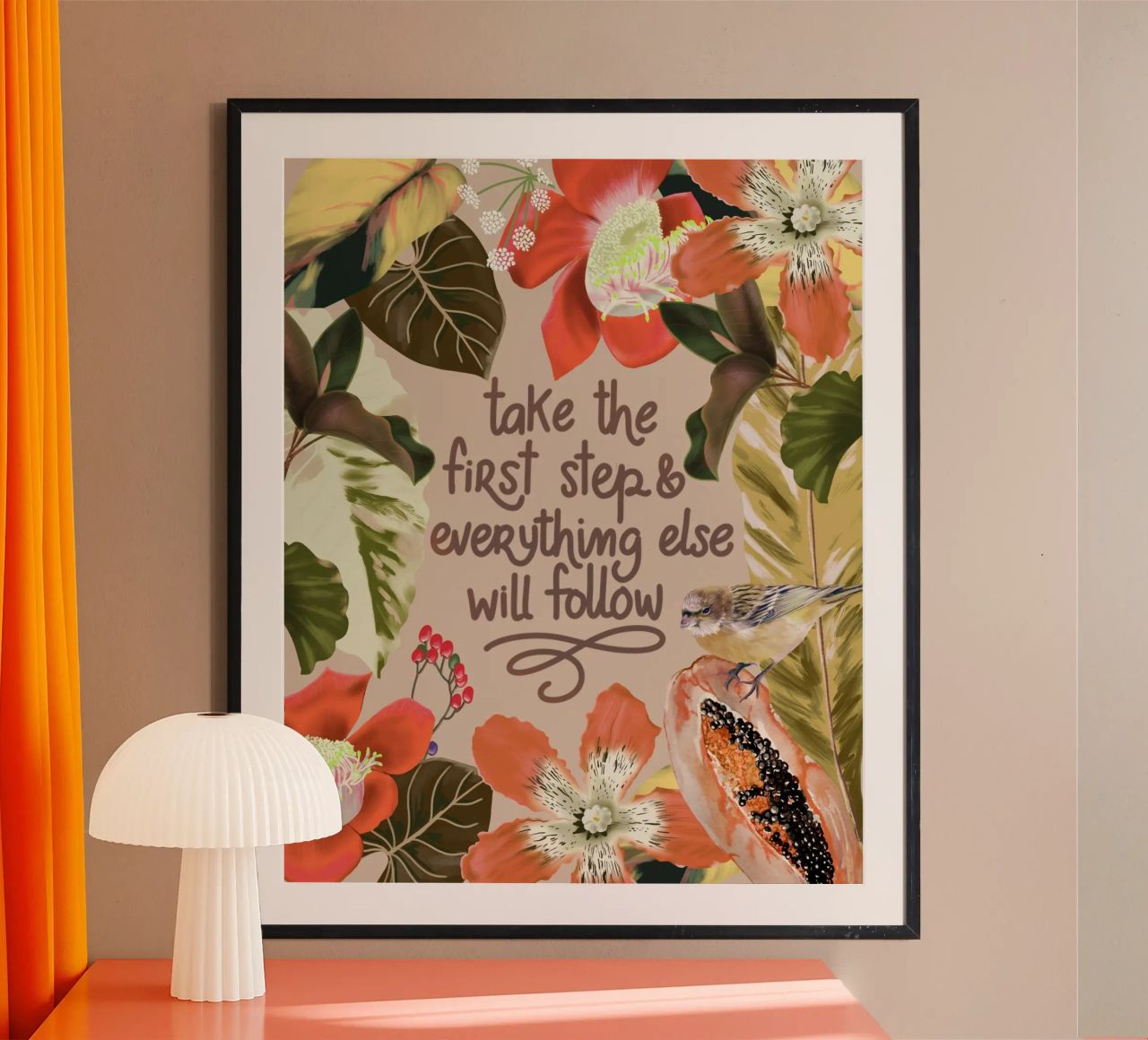 Take the first step hahnemühle by anisillustration