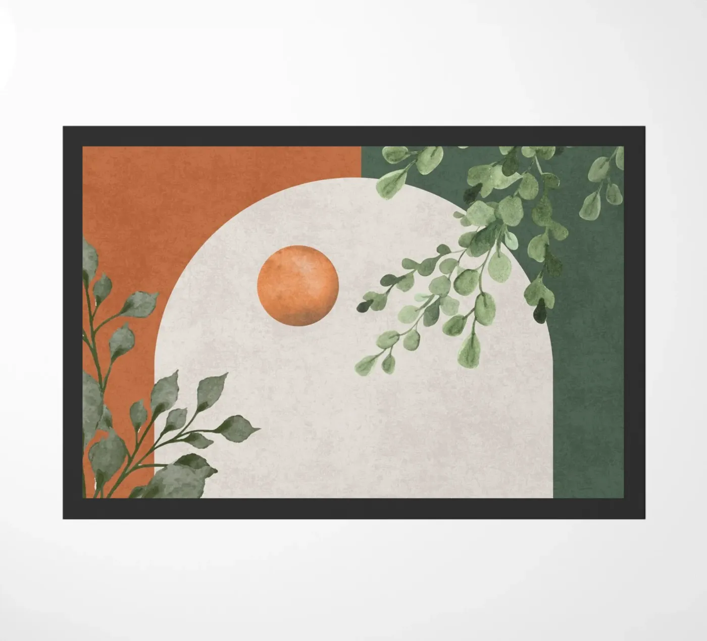 Paesaggio arcuato e sereno zerbino da DesignArt