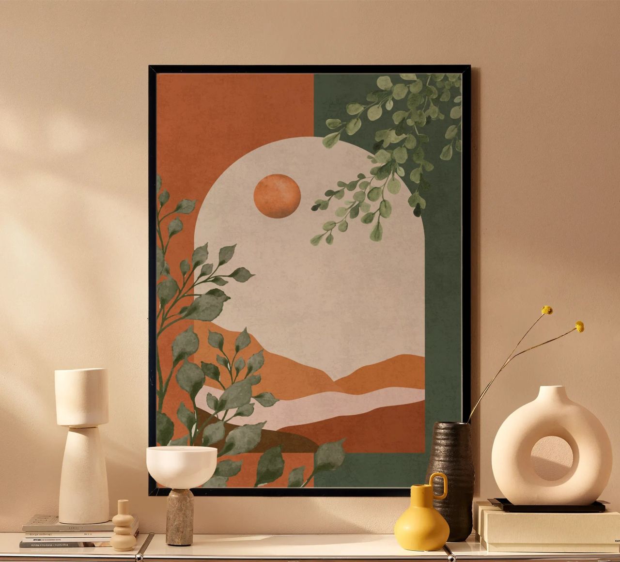 Paesaggio arcuato e sereno poster da DesignArt