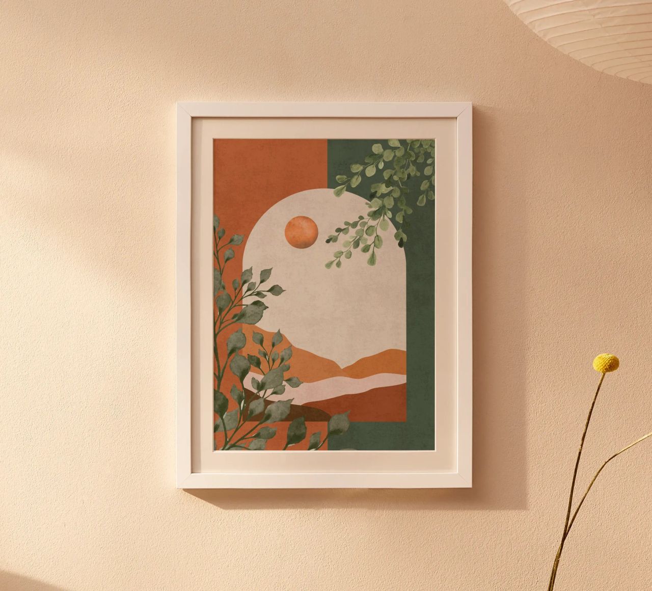 Paesaggio arcuato e sereno poster da DesignArt
