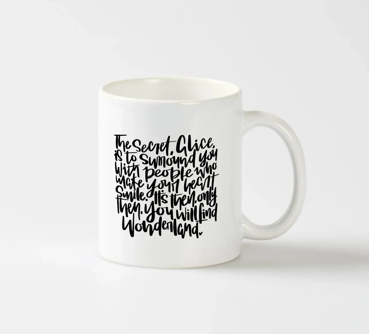 Alice in Wonderland keramische mok van LIMITED EDITION LETTERS
