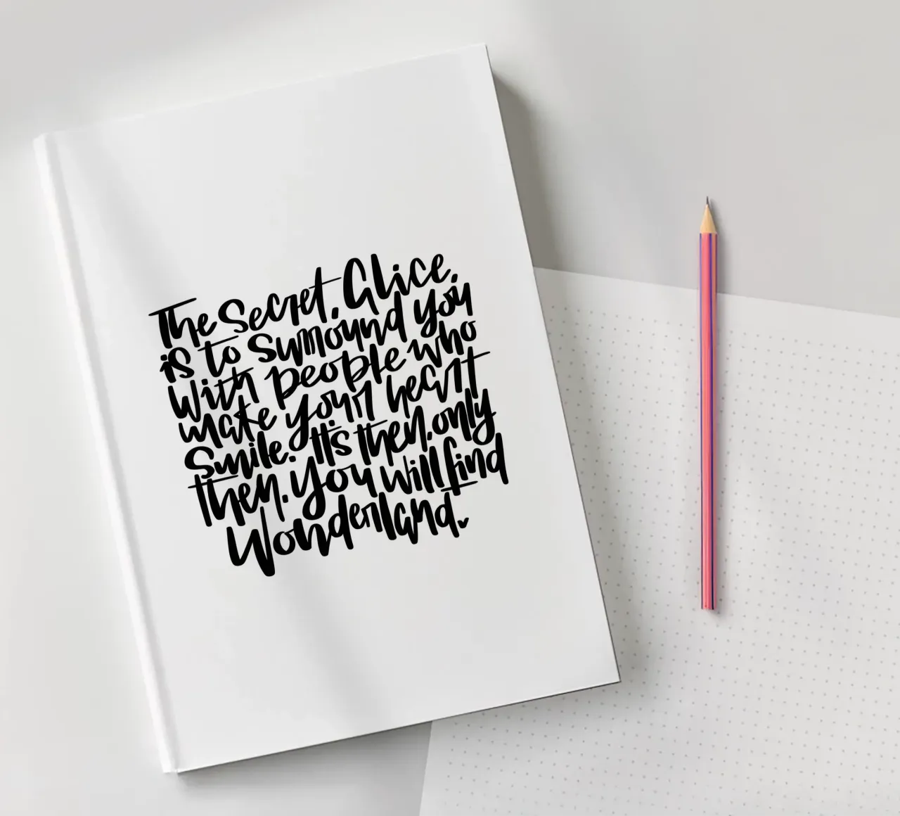 Alice in Wonderland notebook by LIMITED EDITION LETTERS