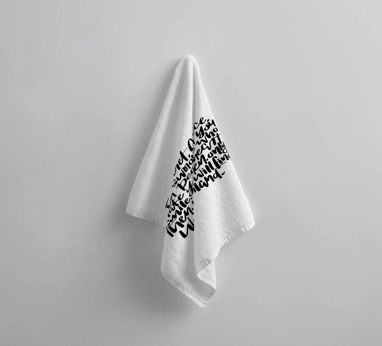 Alice in Wonderland towel by LIMITED EDITION LETTERS