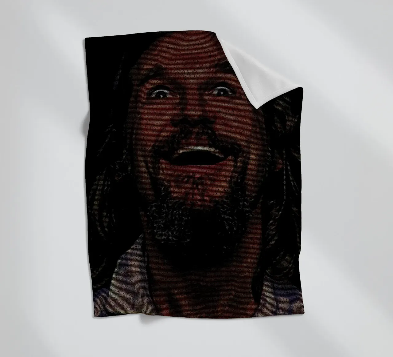 Dude Smile coperta in pile da Robotic Ewe