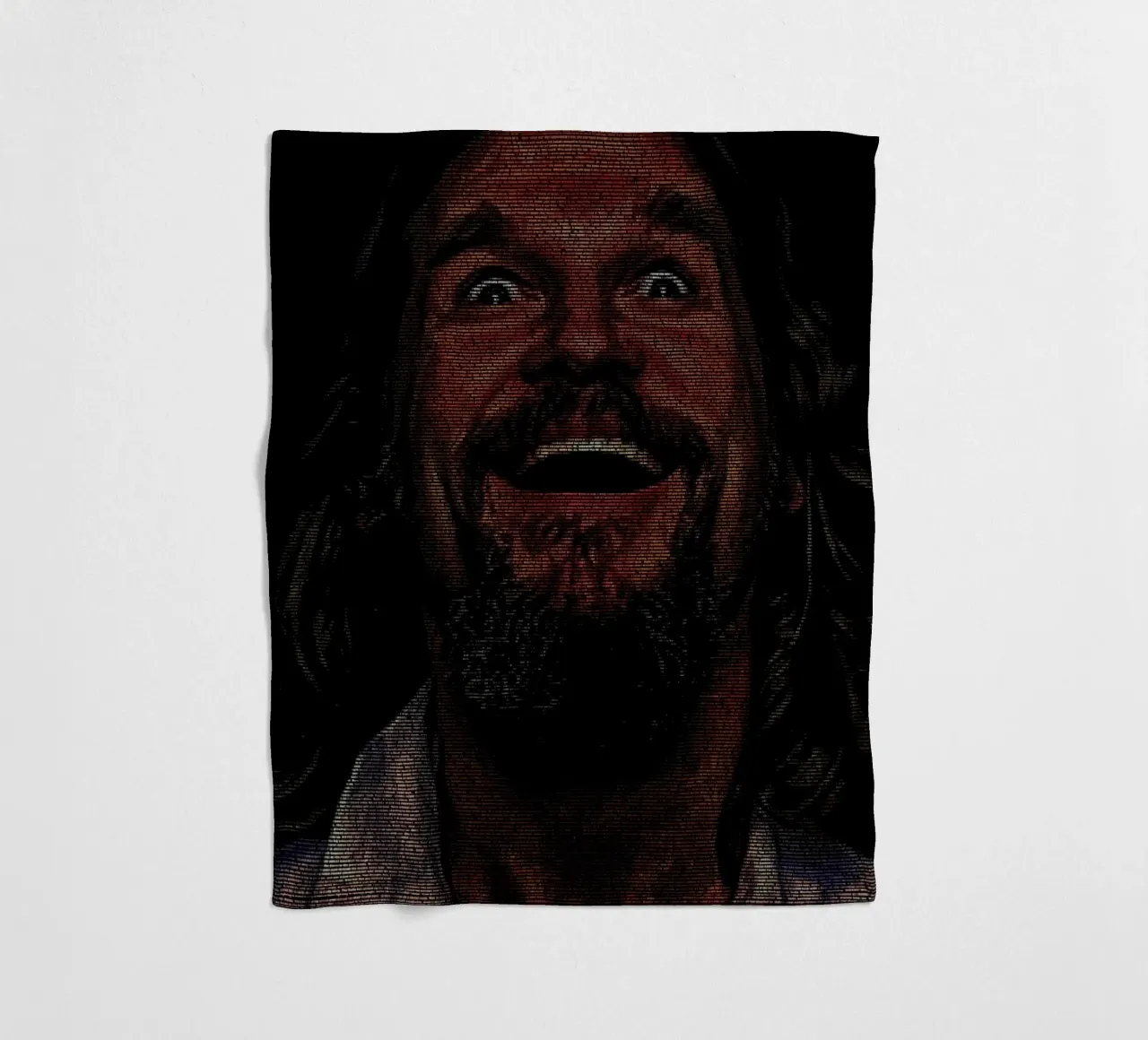 Dude Smile coperta in pile da Robotic Ewe