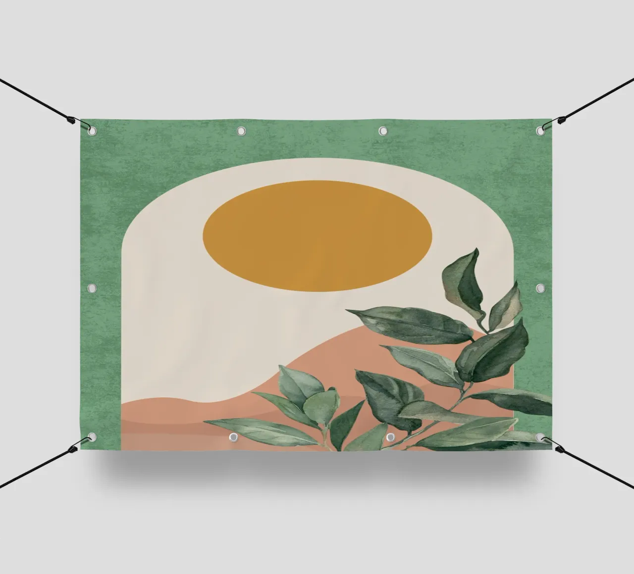 Alba Boho telo in pvc da DesignArt
