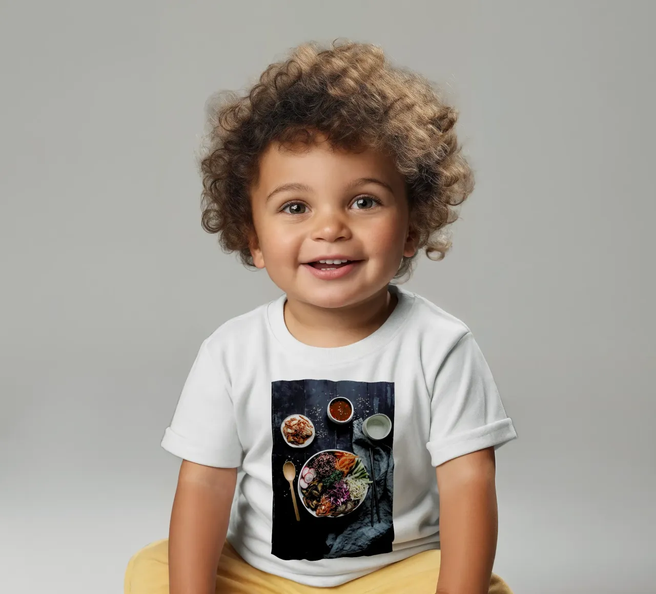 Bibimbap baby t-shirt by Eat this