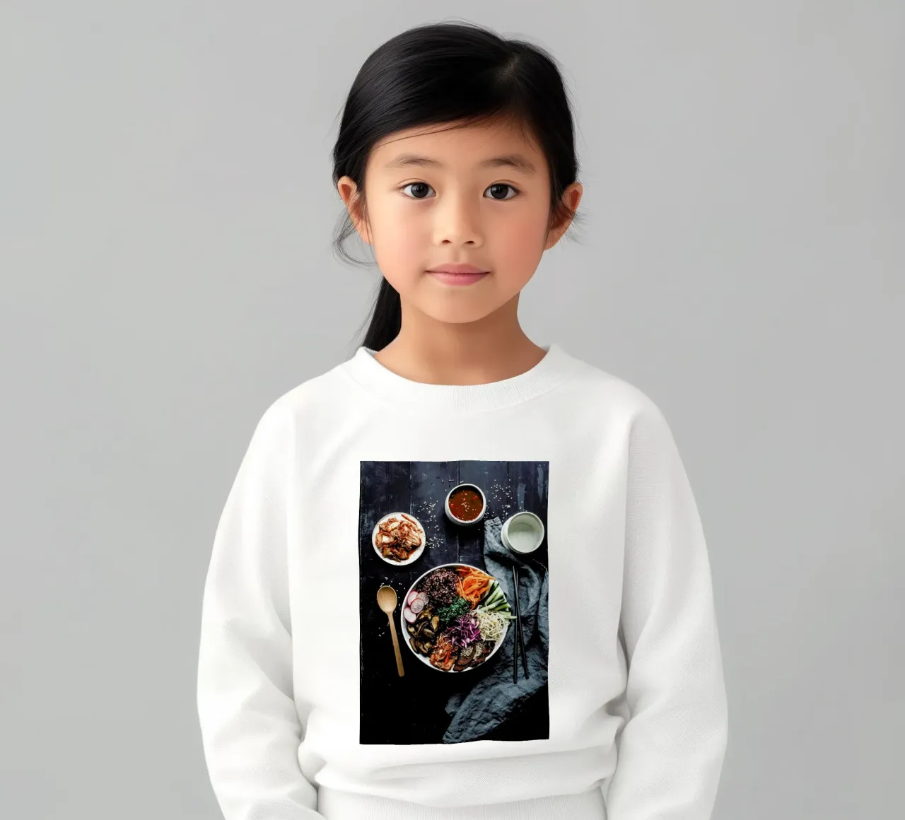 Bibimbap felpa bambino da Eat this