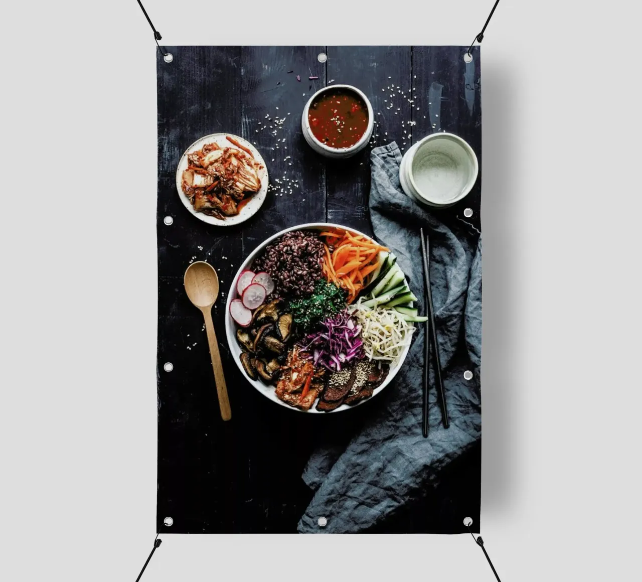 Bibimbap telo in pvc da Eat this