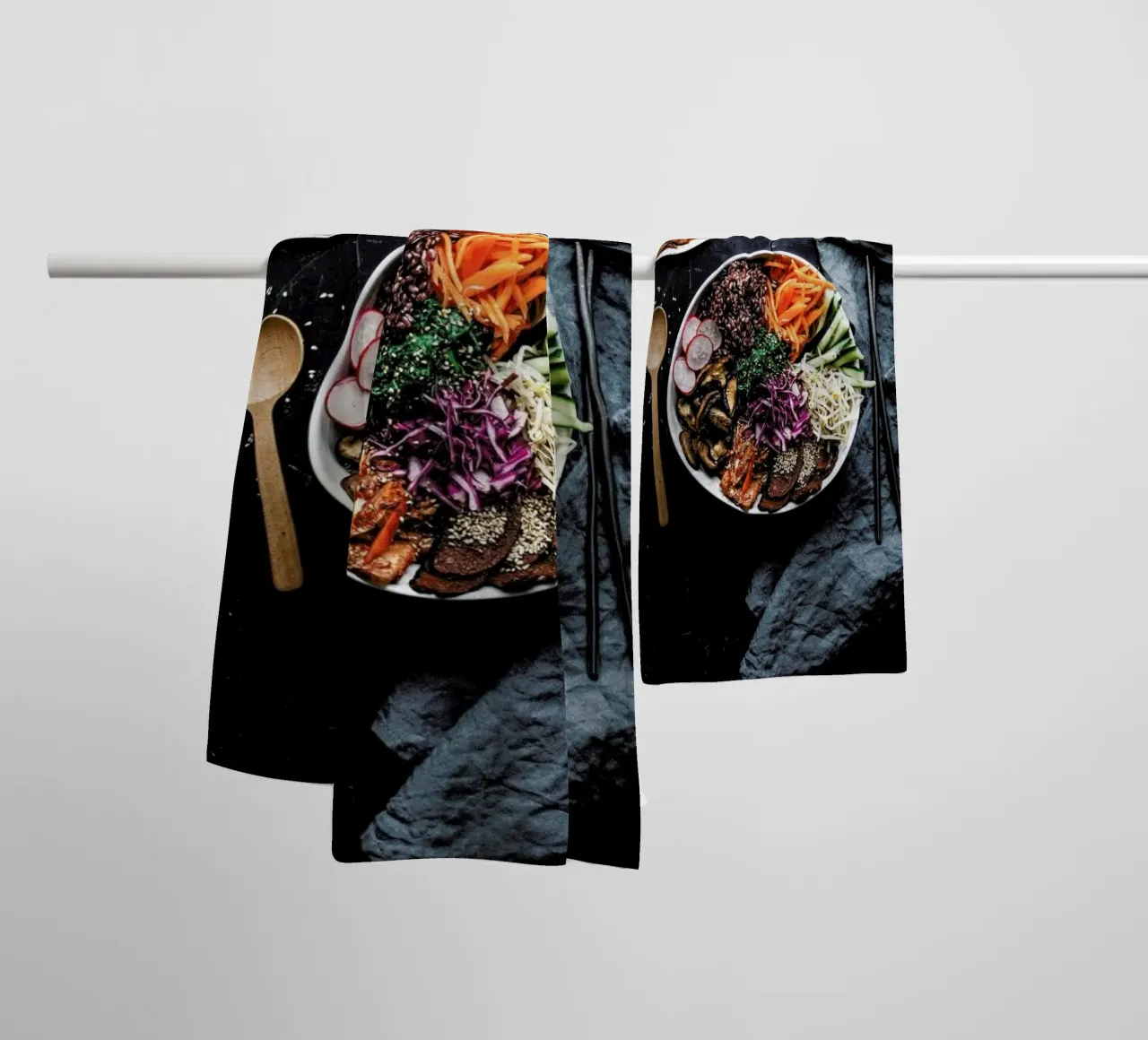 Bibimbap asciugamano da bagno da Eat this