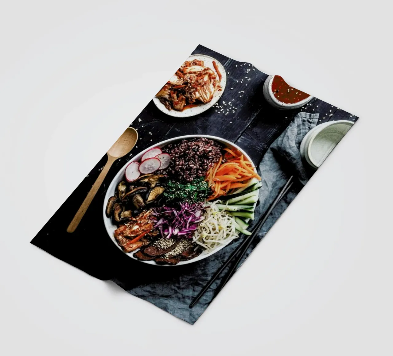 Bibimbap plaid polaire de Eat this