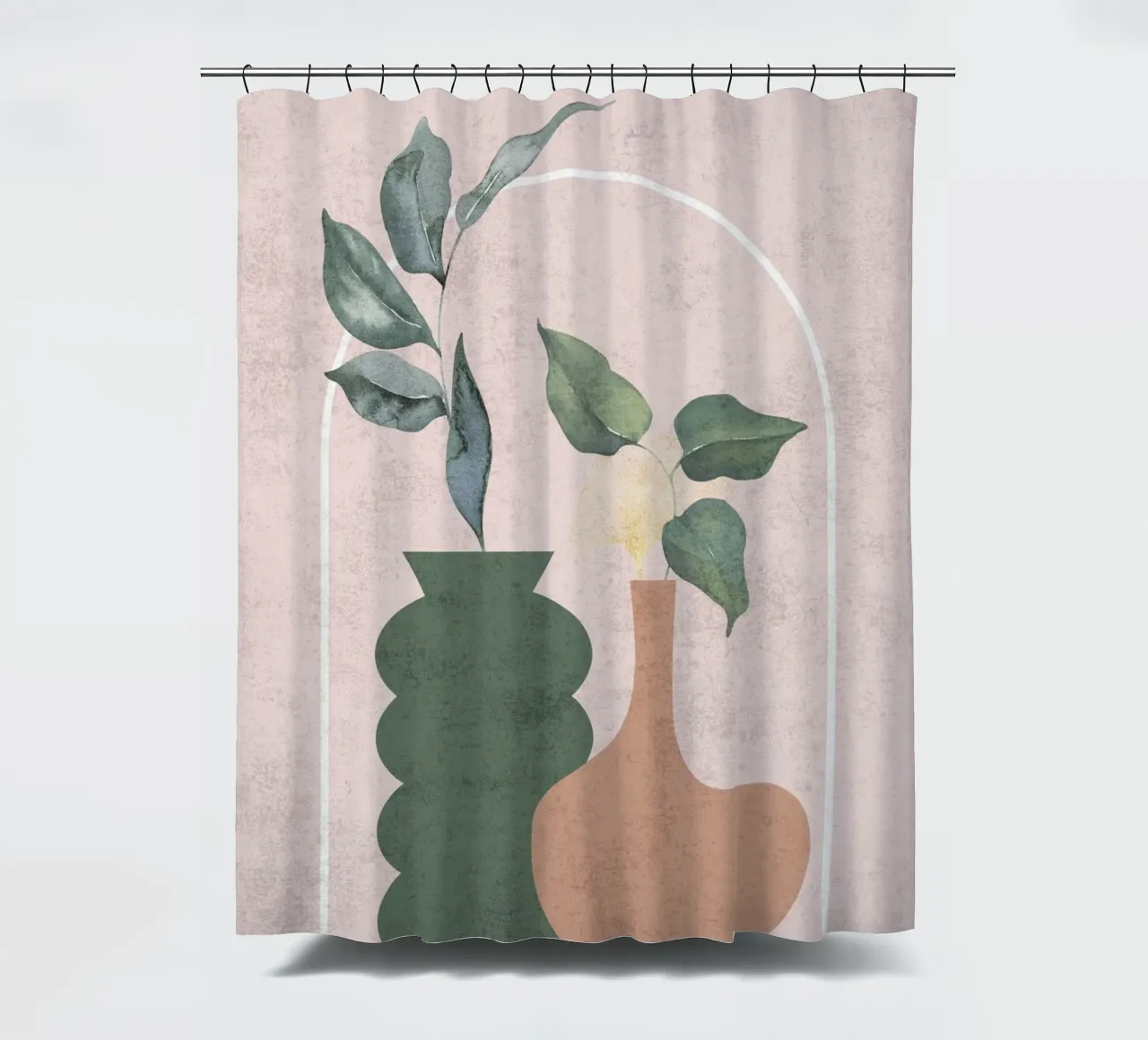 Botanici minimalisti tenda da doccia da DesignArt