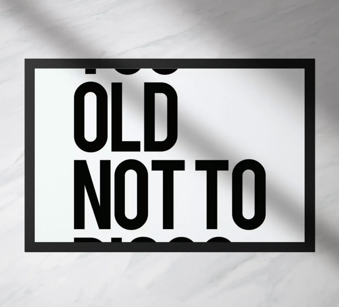 Too old zerbino da Studio One