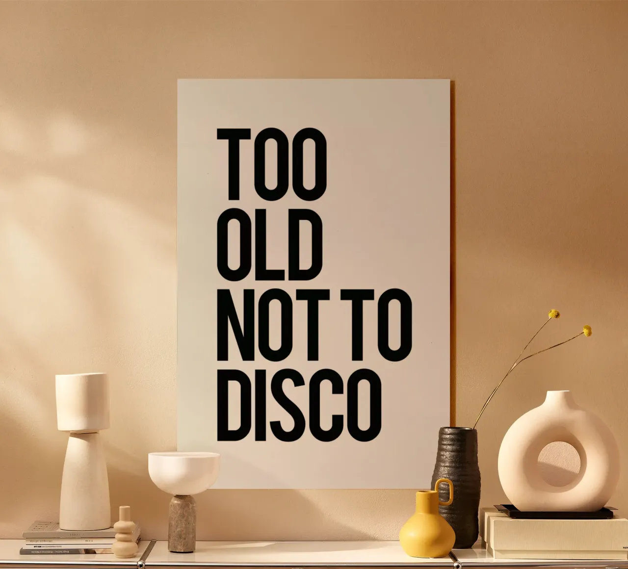 Too old acrylic glass by Studio One