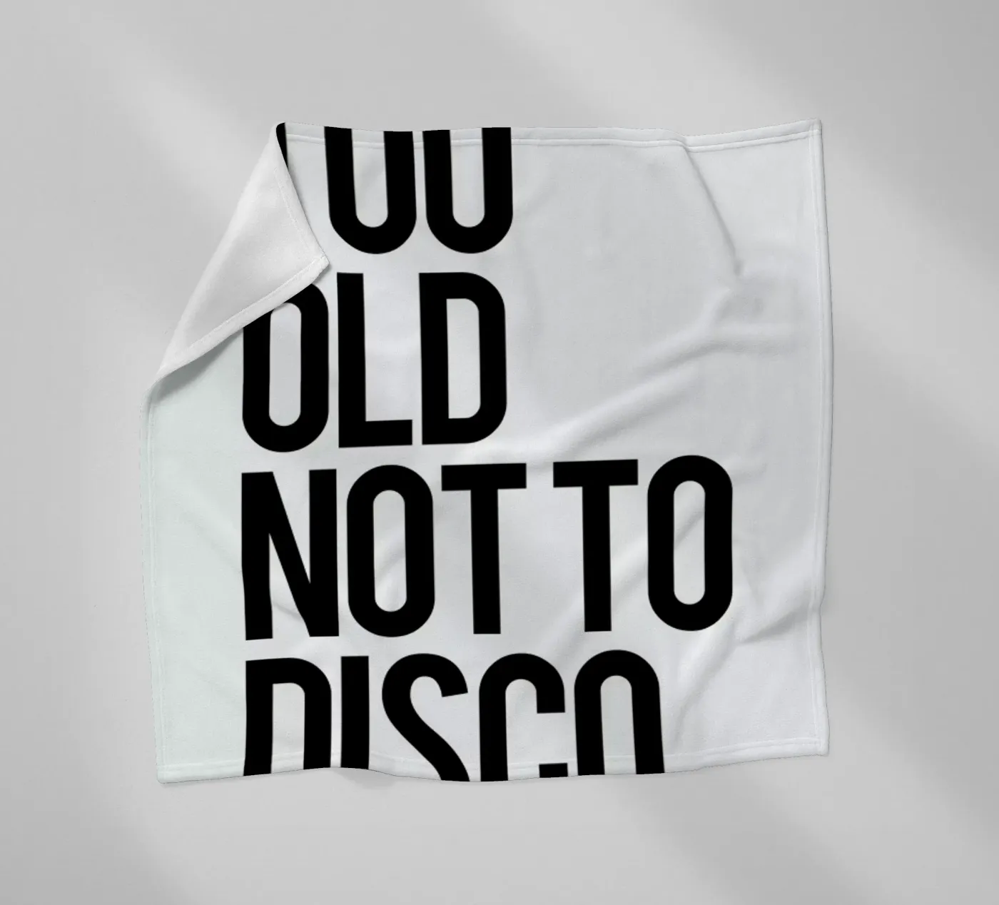 Too old Fleecedecke von Studio One