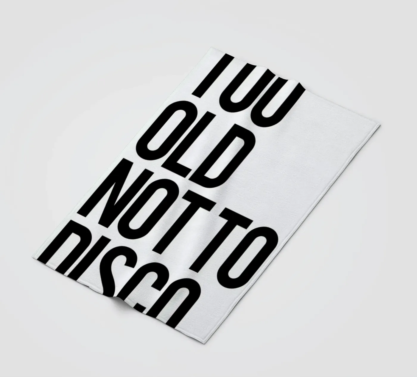 Too old Fleecedecke von Studio One