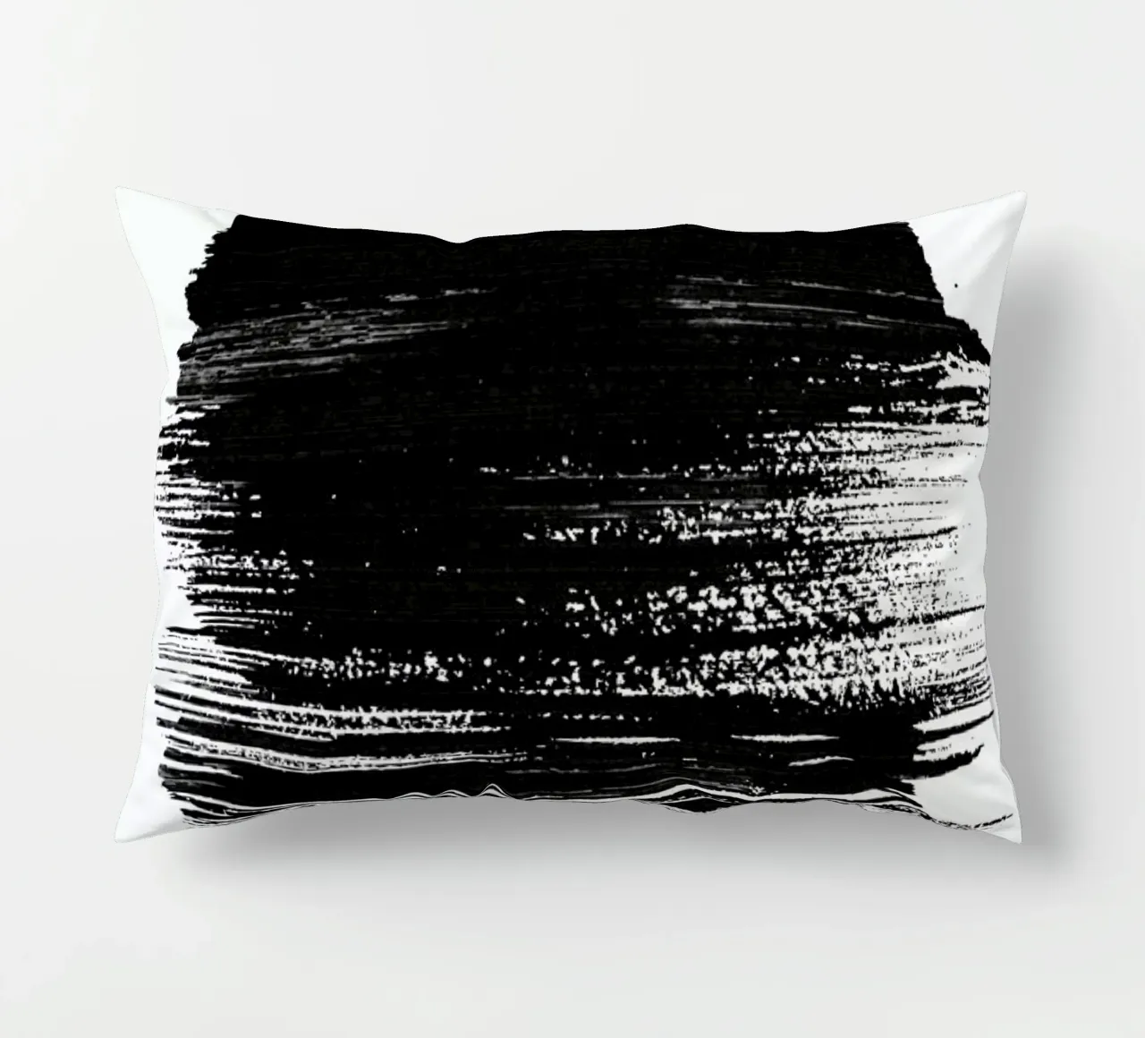 Marseilles Skyline Brush Stroke cuscino da Naxart