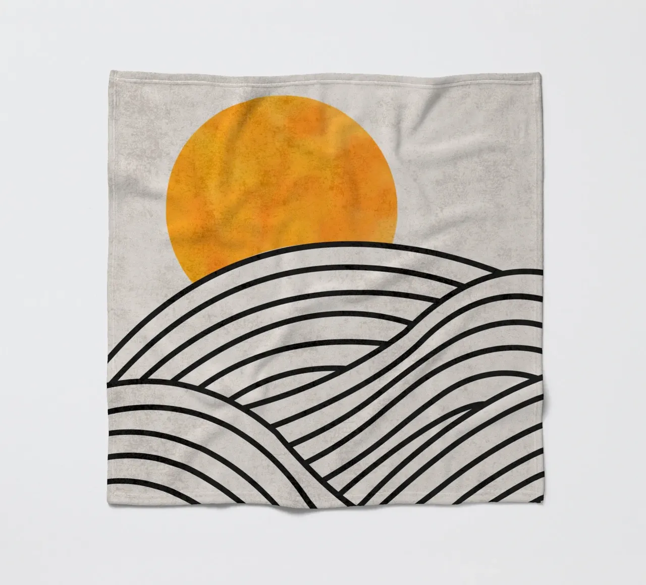 Orizzonte radioso coperta in pile da DesignArt