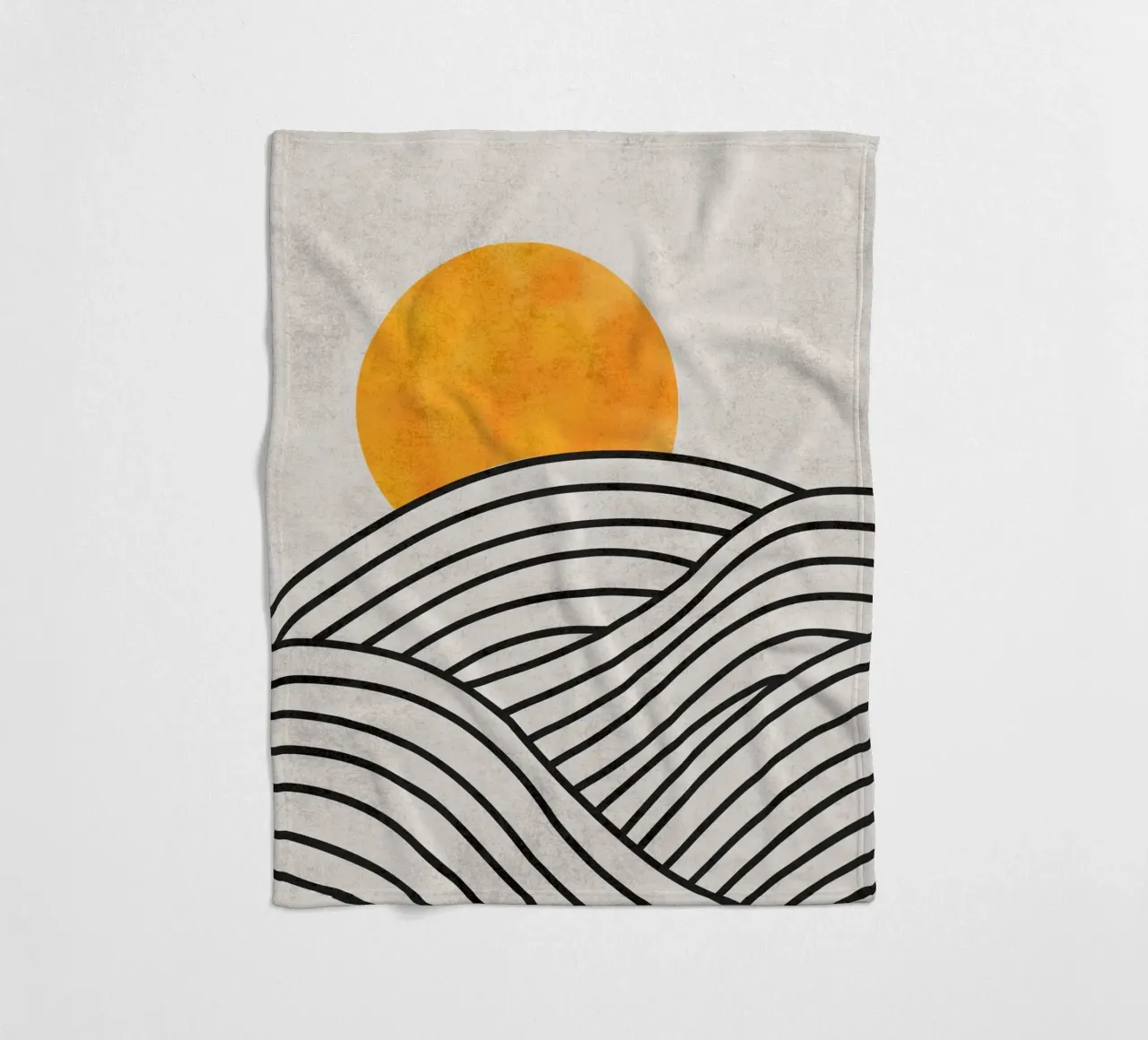 Orizzonte radioso coperta in pile da DesignArt