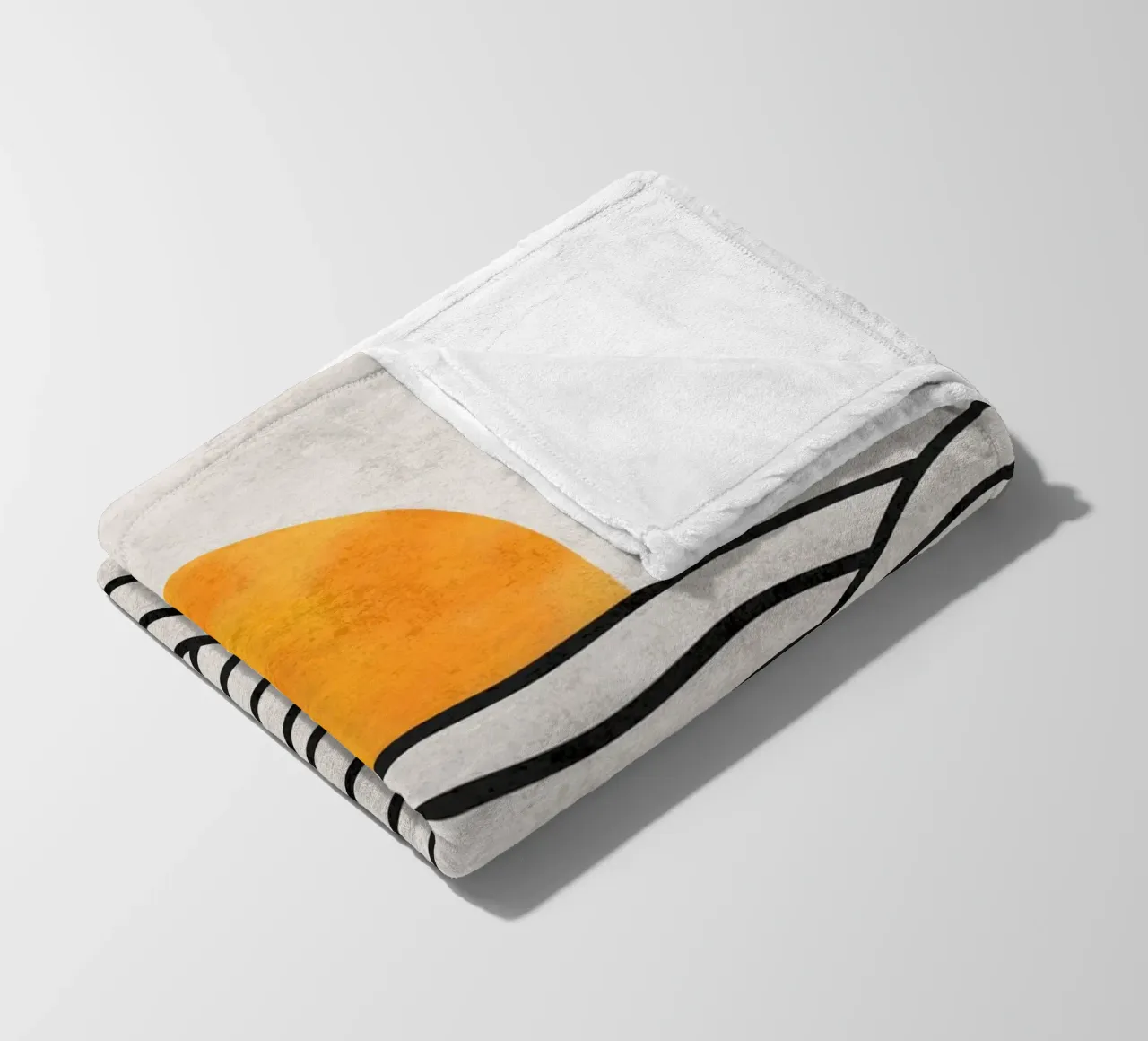 Orizzonte radioso coperta in pile da DesignArt