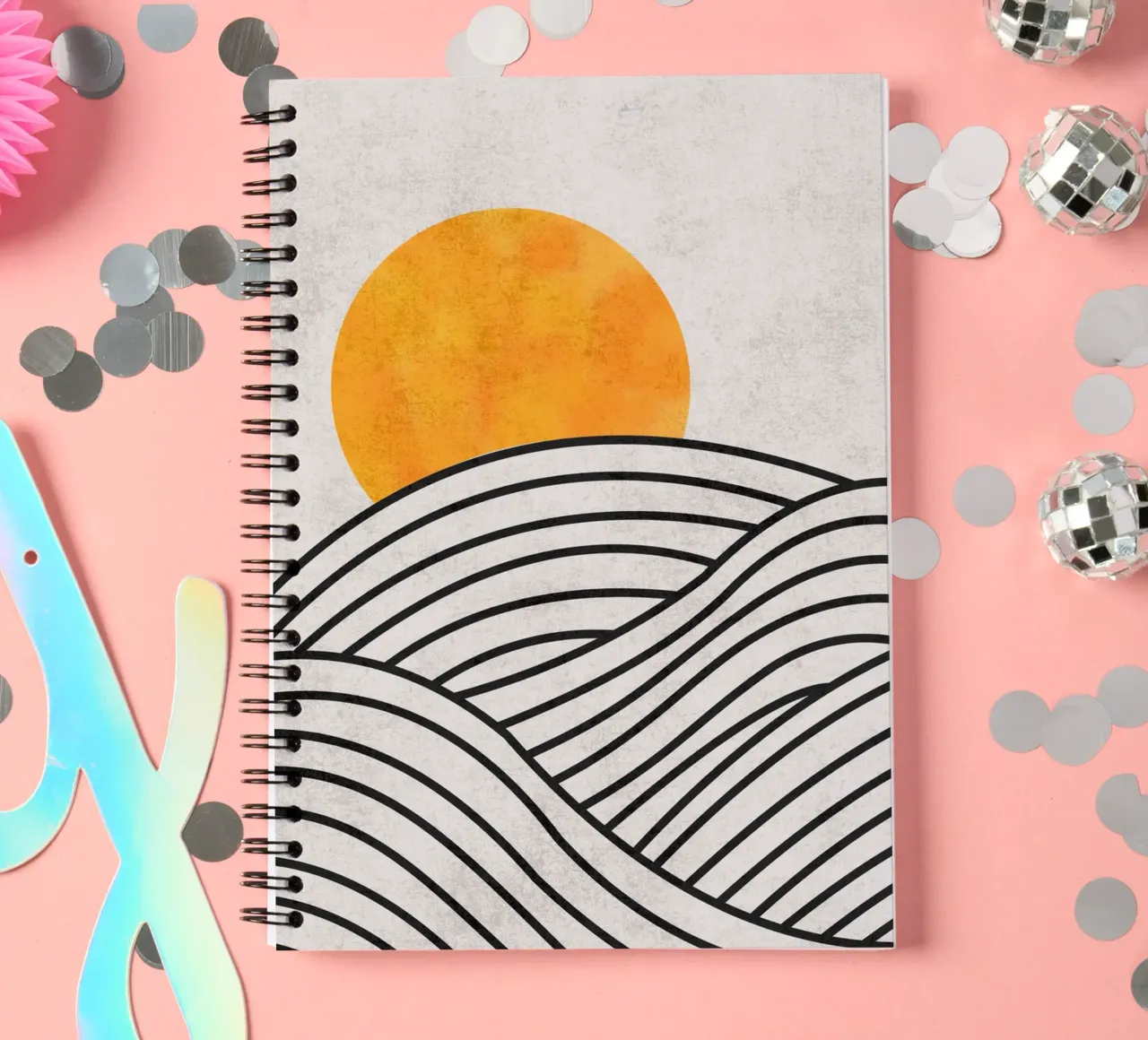 Radiant Horizon spiral notebook by DesignArt