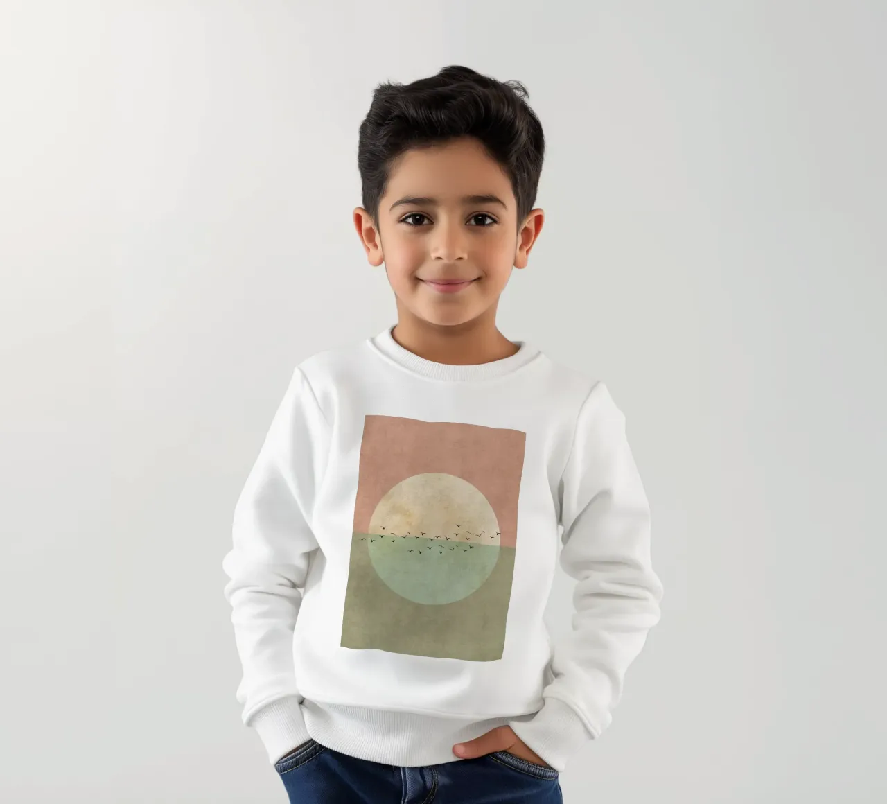 Alba serena felpa bambino da DesignArt