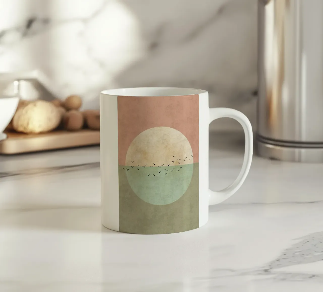 Alba serena tazza in ceramica da DesignArt