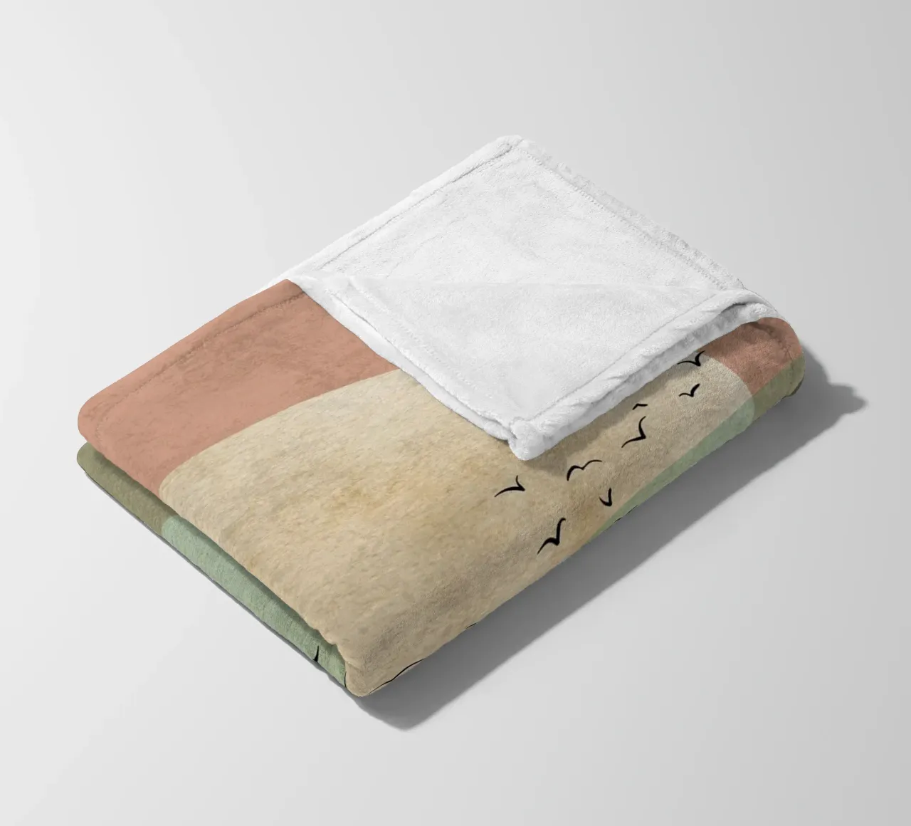 Alba serena coperta in pile da DesignArt