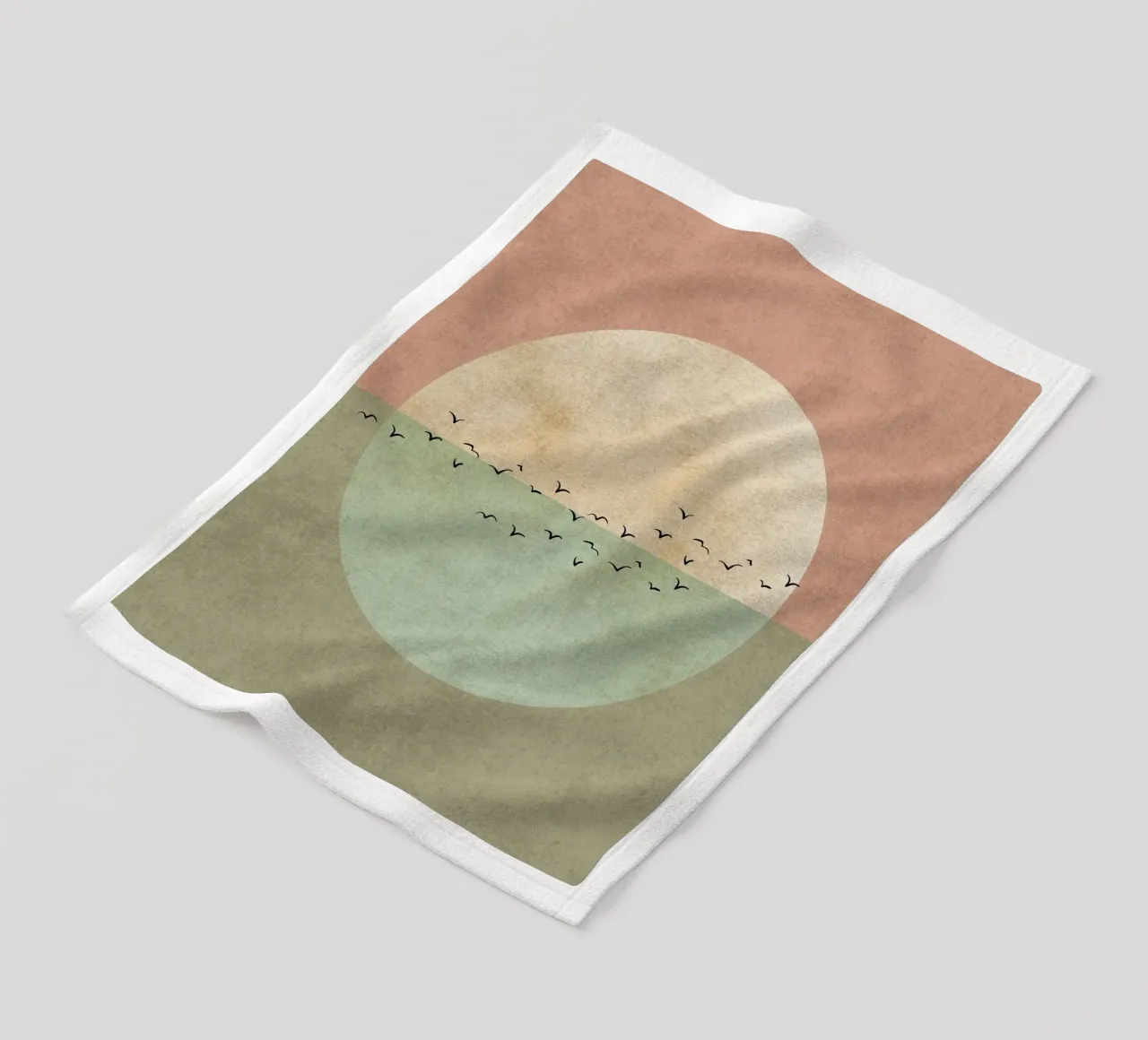 Alba serena coperta in pile da DesignArt