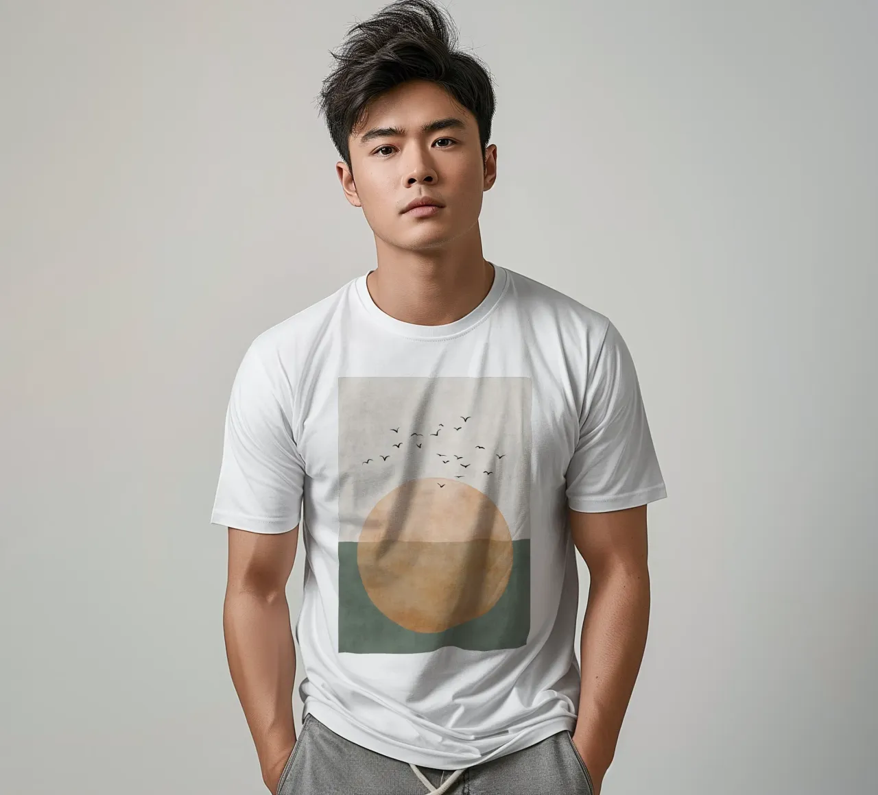 Golden Dawn t-shirt by DesignArt