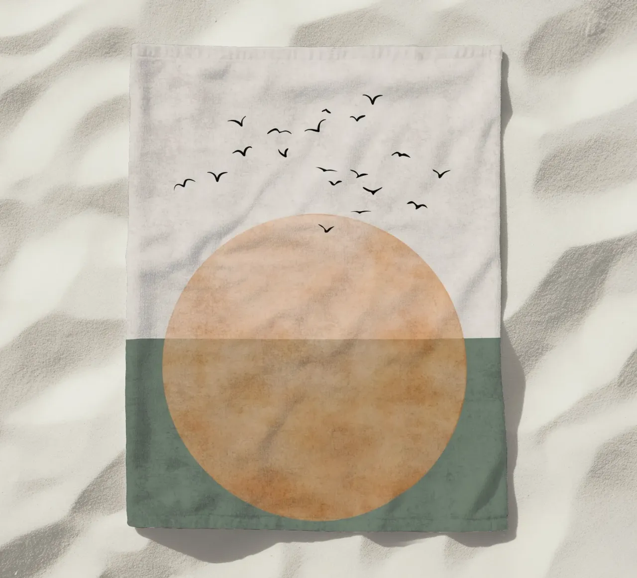 Alba Dorata telo mare da DesignArt