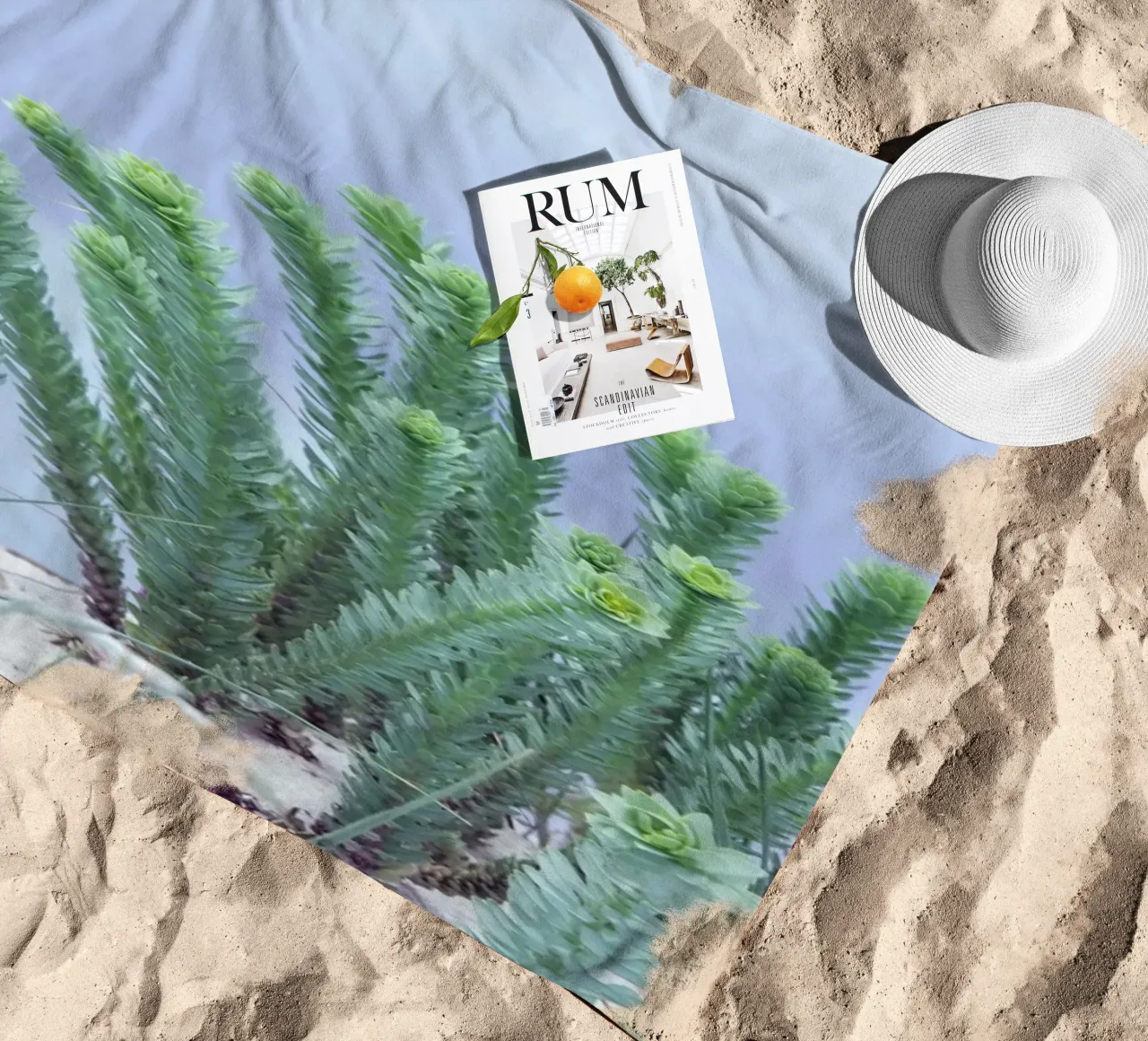 Dune di morbidezza telo mare da Teresa André