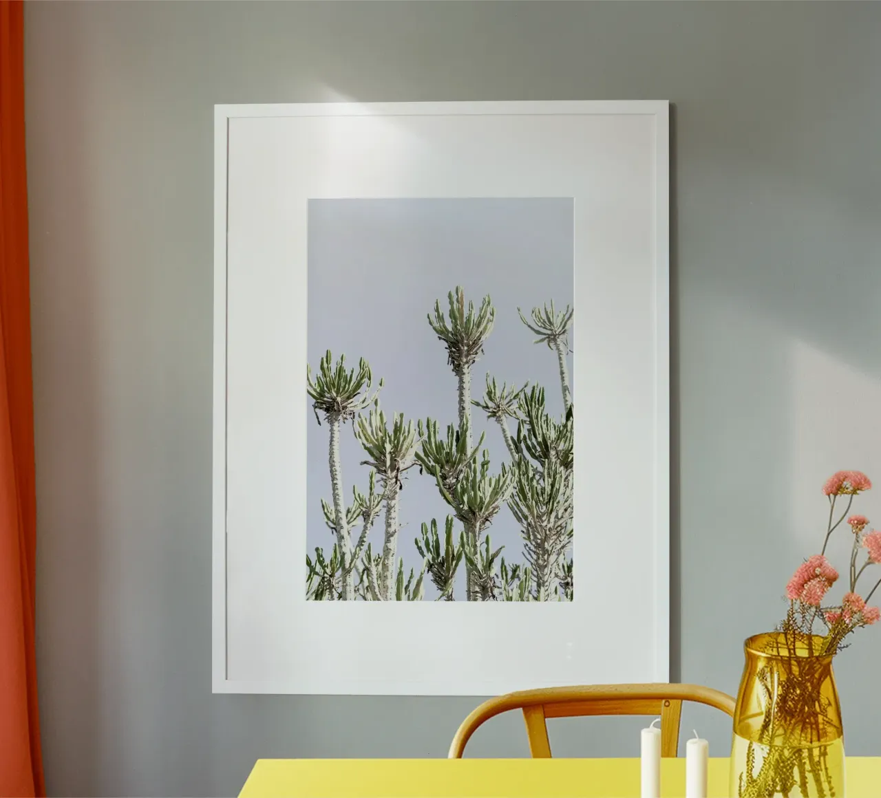 Tankwa Euphorbia 2 poster con telaio in legno da Shot By Clint